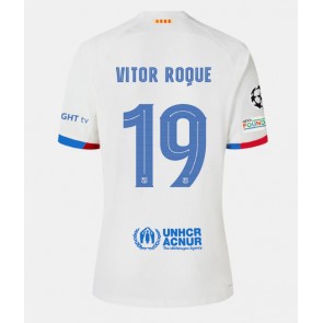 Barcelona Vitor Roque #19 Replica Away Stadium Shirt 2023-24 Short Sleeve